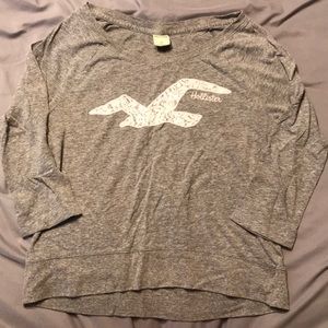 Hollister 3/4 sleeve top, perfect condition